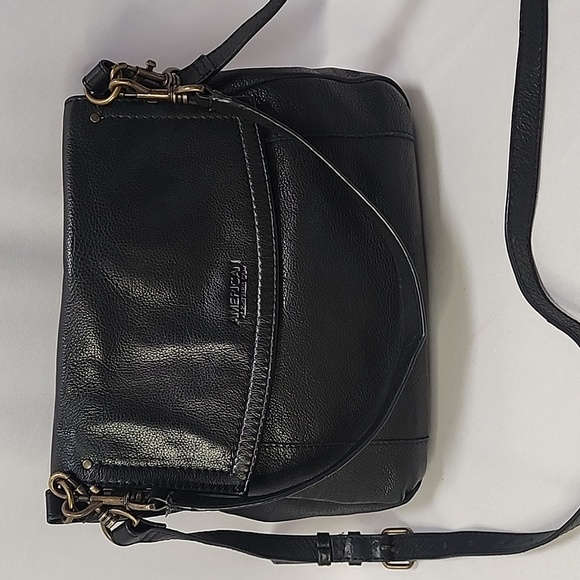 American Leather Company Black Leather Shoulder Bag - Picture 13 of 13
